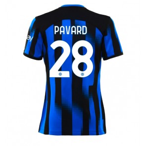 Maillot de foot Inter Milan Benjamin Pavard #28 Domicile Femmes 2023-24 Manches Courte